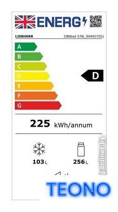 Холодильник Liebherr CBNbsd 578i Peak BioFresh NoFrost - Изображение №2 — Интернет-магазин Teono.by