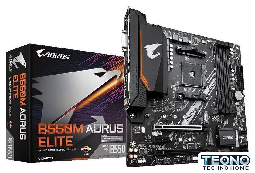 Материнская плата Gigabyte B550M Aorus Elite (rev. 1.3) - Изображение №5 — Интернет-магазин Teono.by