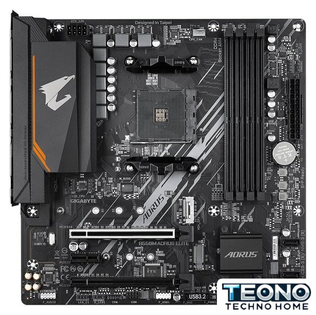Материнская плата Gigabyte B550M Aorus Elite (rev. 1.3) - Изображение №1 — Интернет-магазин Teono.by