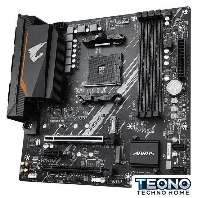 Материнская плата Gigabyte B550M Aorus Elite (rev. 1.3) - Изображение №3 — Интернет-магазин Teono.by