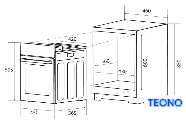 Электрический духовой шкаф ZUGEL ZOE452W - Изображение №2 — Интернет-магазин Teono.by