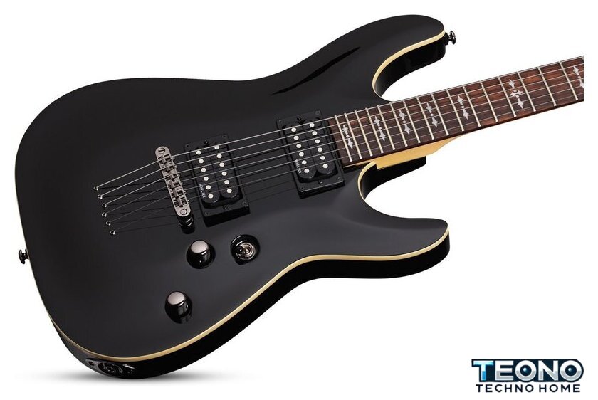 Электрогитара Schecter Omen-6 BLK - Изображение №3 — Интернет-магазин Teono.by