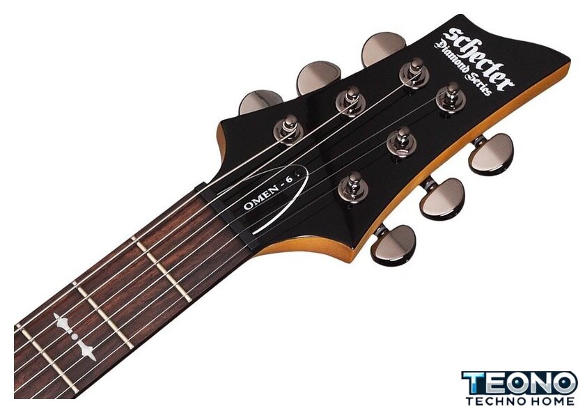Электрогитара Schecter Omen-6 BLK - Изображение №6 — Интернет-магазин Teono.by