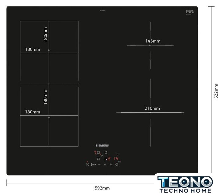 Варочная панель Siemens iQ500 EE611BPB5E - Изображение №5 — Интернет-магазин Teono.by