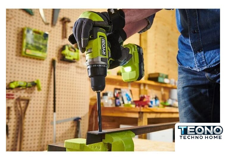 Ударная дрель-шуруповерт Ryobi RPD18-2C52S 5133005526 (с 2-мя АКБ 2 Ач+5 Ач, сумка) - Изображение №2 — Интернет-магазин Teono.by