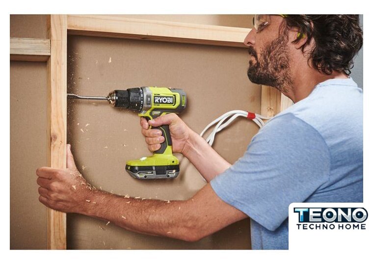 Ударная дрель-шуруповерт Ryobi RPD18-2C52S 5133005526 (с 2-мя АКБ 2 Ач+5 Ач, сумка) - Изображение №4 — Интернет-магазин Teono.by