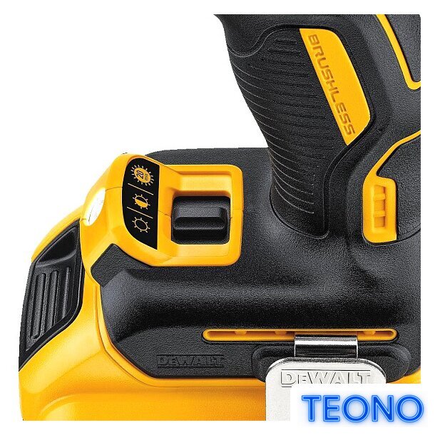 Ударная дрель-шуруповерт DeWalt DCD796D2 (с 2-мя АКБ 2 Ah) - Изображение №4 — Интернет-магазин Teono.by