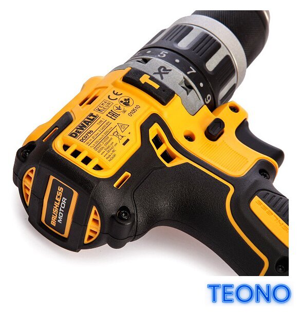Ударная дрель-шуруповерт DeWalt DCD796D2 (с 2-мя АКБ 2 Ah) - Изображение №3 — Интернет-магазин Teono.by