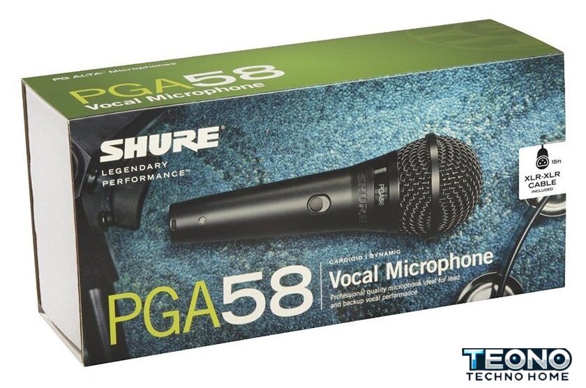 Проводной микрофон Shure PGA58-XLR-E - Изображение №3 — Интернет-магазин Teono.by