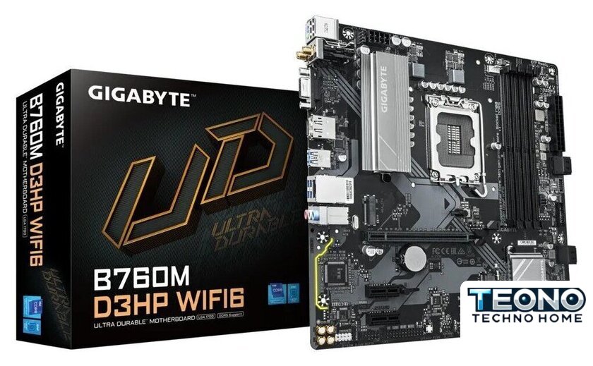 Материнская плата Gigabyte B760M D3HP WiFi6 - Изображение №3 — Интернет-магазин Teono.by