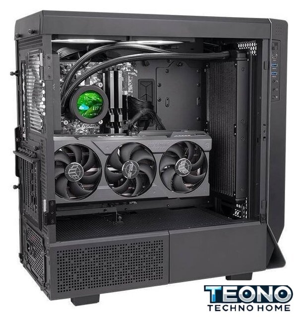 Жидкостное охлаждение для процессора Thermaltake Toughliquid Ultra 280 CL-W374-PL14BL-A - Изображение №6 — Интернет-магазин Teono.by