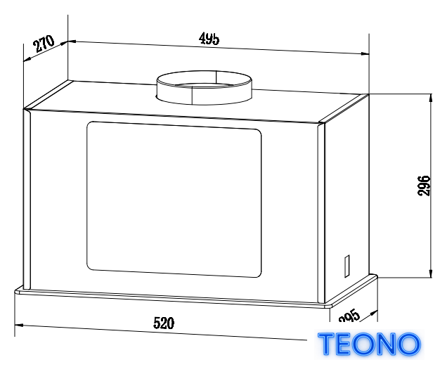 Кухонная вытяжка Weissgauff Aura 850 BL - Изображение №4 — Интернет-магазин Teono.by