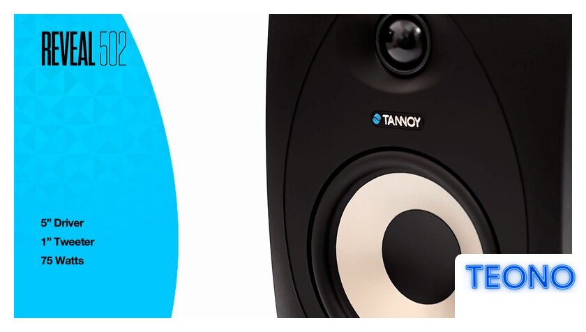 Монитор ближнего поля Tannoy Reveal 502 - Изображение №11 — Интернет-магазин Teono.by