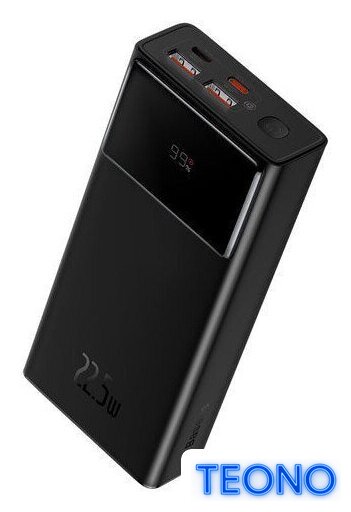 Внешний аккумулятор Baseus Star-Lord Digital Display Fast Charging Power Bank 30000mAh 22.5W (черный) - Изображение №3 — Интернет-магазин Teono.by