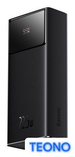 Внешний аккумулятор Baseus Star-Lord Digital Display Fast Charging Power Bank 30000mAh 22.5W (черный) - Изображение №1 — Интернет-магазин Teono.by