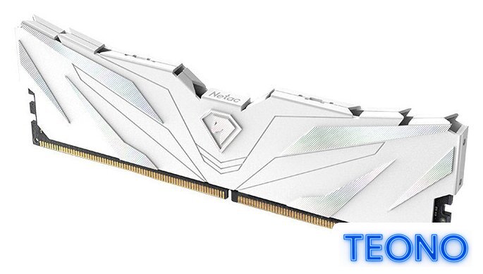 Оперативная память Netac Shadow II White 8ГБ DDR5 4800 МГц NTSWD5P48SP-08W - Изображение №3 — Интернет-магазин Teono.by