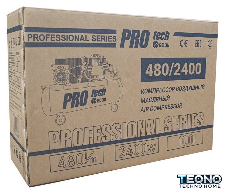 Компрессор Edon PROtech 480/2400 - Изображение №6 — Интернет-магазин Teono.by