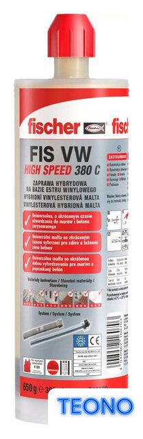 Химический анкер Fischer FIS VW 380 C 519328 - Изображение №1 — Интернет-магазин Teono.by