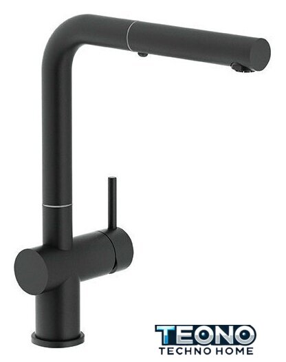 Смеситель Franke Active Plus Pull Out Spray (черный матовый) - Изображение №1 — Интернет-магазин Teono.by
