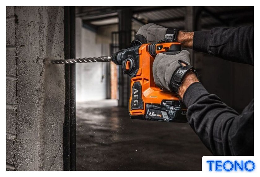 Перфоратор AEG Powertools BBH18BL2-502C 4935492343 (с 2-мя АКБ, кейс) - Изображение №3 — Интернет-магазин Teono.by
