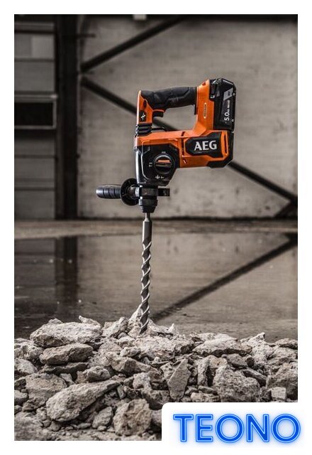 Перфоратор AEG Powertools BBH18BL2-502C 4935492343 (с 2-мя АКБ, кейс) - Изображение №8 — Интернет-магазин Teono.by
