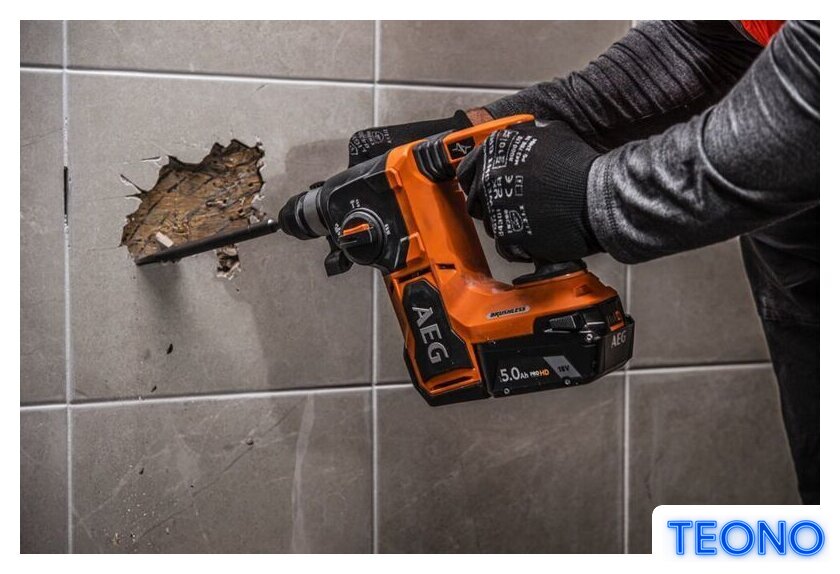 Перфоратор AEG Powertools BBH18BL2-502C 4935492343 (с 2-мя АКБ, кейс) - Изображение №6 — Интернет-магазин Teono.by