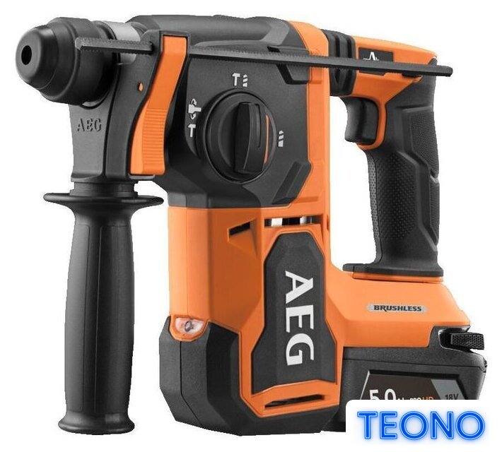 Перфоратор AEG Powertools BBH18BL2-502C 4935492343 (с 2-мя АКБ, кейс) - Изображение №2 — Интернет-магазин Teono.by