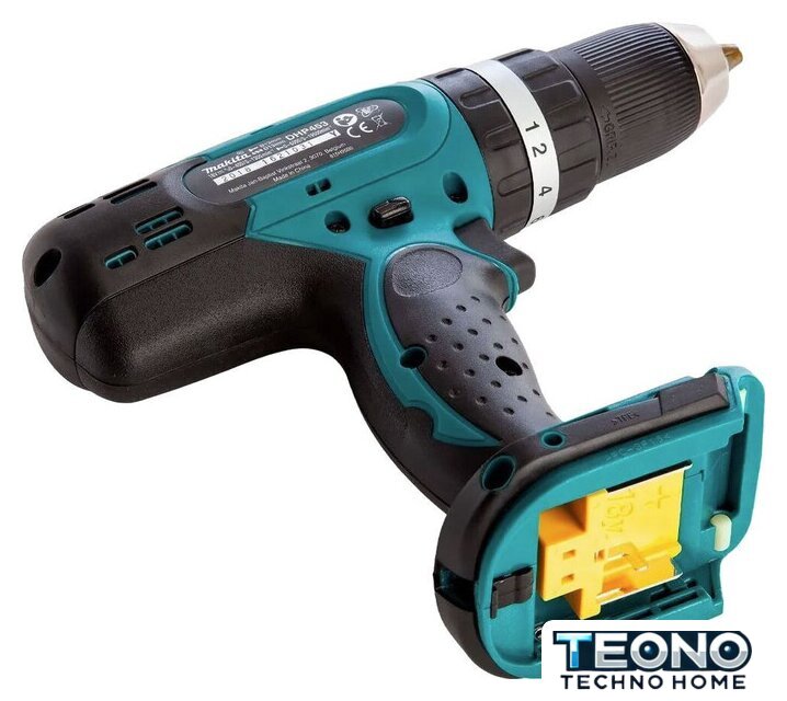 Ударная дрель-шуруповерт Makita DHP453RAJ (с 2-мя АКБ 2 Ач, кейс) - Изображение №4 — Интернет-магазин Teono.by