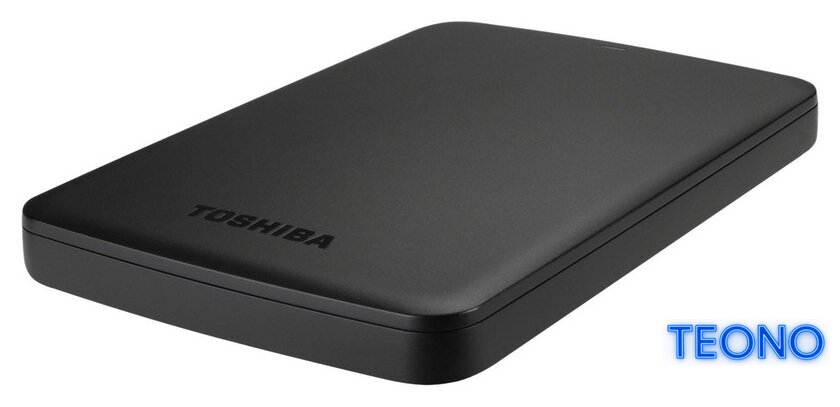 Внешний накопитель Toshiba Canvio Basics 1TB Black (HDTB310EK3AA) - Изображение №2 — Интернет-магазин Teono.by