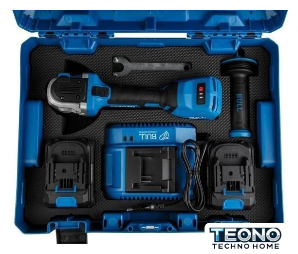Угловая шлифмашина Bull CSG 1812-1 SR XLTpro Xcase 1333998 (с 2-мя АКБ, кейс) - Изображение №11 — Интернет-магазин Teono.by