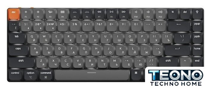 Клавиатура Keychron K3 V3 K3X-A1-RU (Keychron Low Profile Red) - Изображение №1 — Интернет-магазин Teono.by