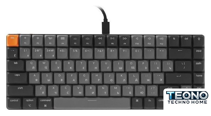 Клавиатура Keychron K3 V3 K3X-A1-RU (Keychron Low Profile Red) - Изображение №2 — Интернет-магазин Teono.by