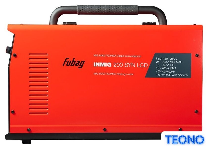 Сварочный инвертор Fubag INMIG 200 SYN LCD - Изображение №4 — Интернет-магазин Teono.by
