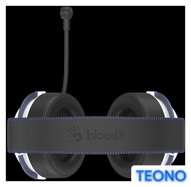Наушники A4Tech Bloody M590i (синий/белый) - Изображение №3 — Интернет-магазин Teono.by