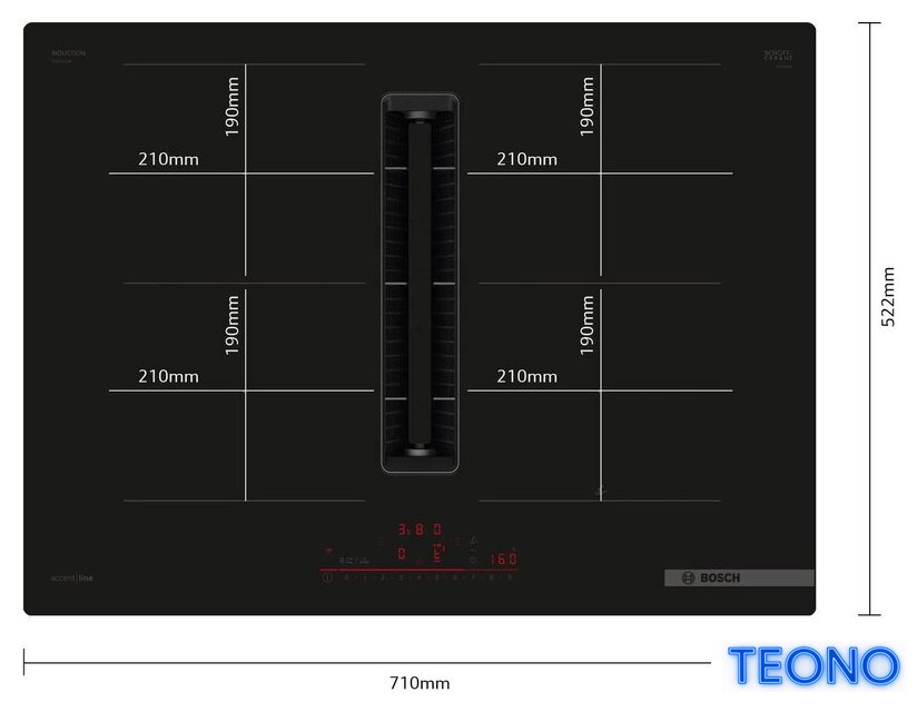 Варочная панель Bosch Serie 6 PVQ711H26E - Изображение №2 — Интернет-магазин Teono.by