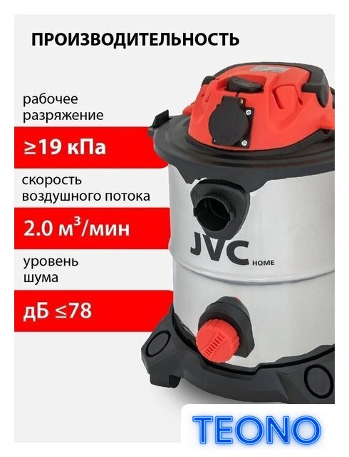 Пылесос JVC JH-VB222 - Изображение №5 — Интернет-магазин Teono.by