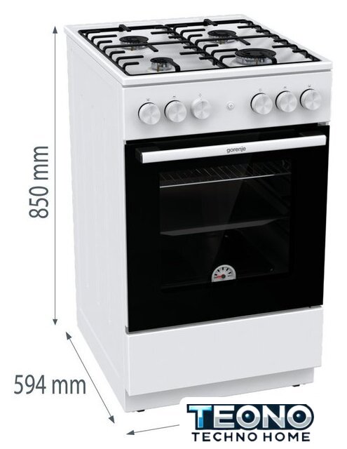 Кухонная плита Gorenje GG5A12WH - Изображение №17 — Интернет-магазин Teono.by