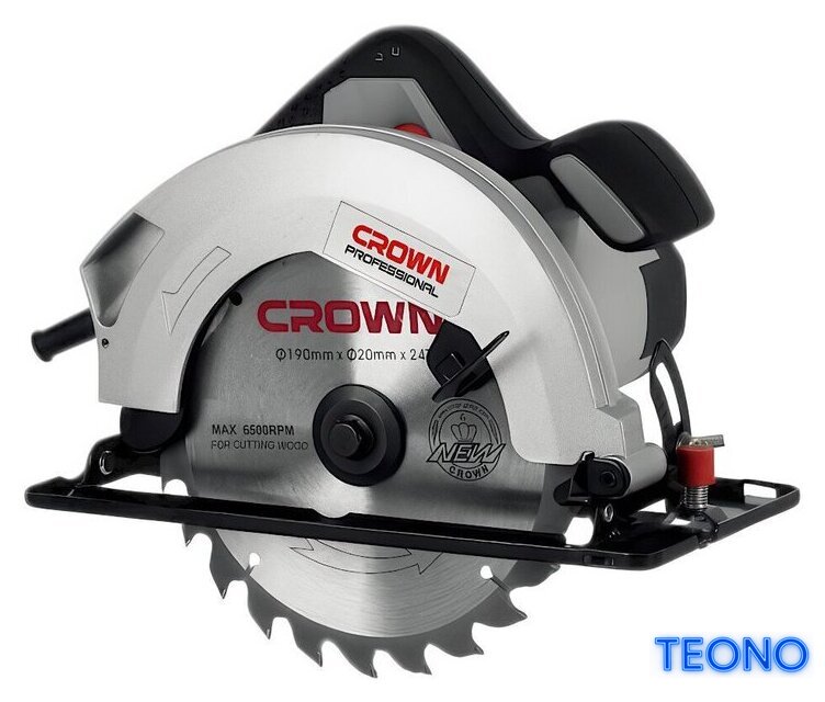 Дисковая (циркулярная) пила Crown CT15298-190 - Изображение №1 — Интернет-магазин Teono.by