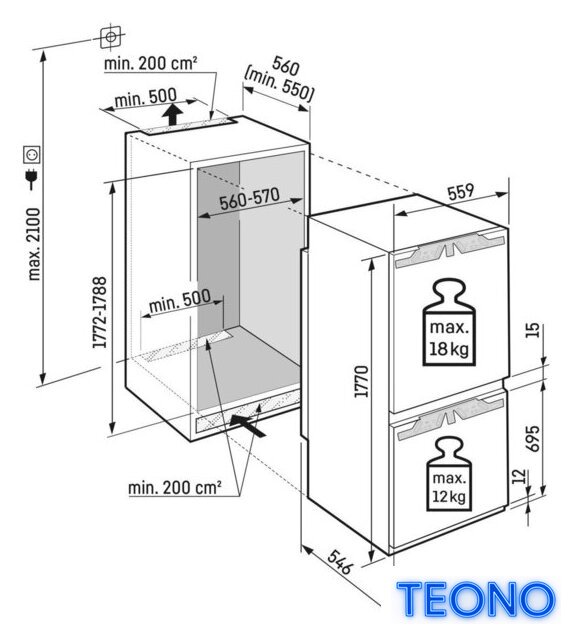 Холодильник Liebherr ICBNe 5123 Plus - Изображение №3 — Интернет-магазин Teono.by