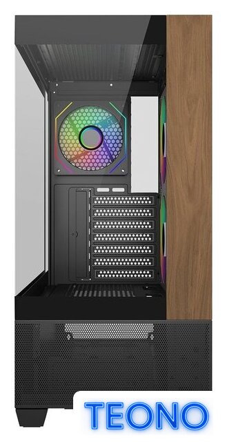 Корпус Cooler Master Elite 690 Wood E690-KHNN-S00 - Изображение №3 — Интернет-магазин Teono.by