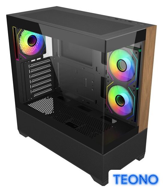 Корпус Cooler Master Elite 690 Wood E690-KHNN-S00 - Изображение №2 — Интернет-магазин Teono.by