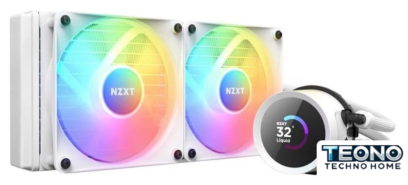 Система жидкостного охлаждения для процессора NZXT Kraken 240 RGB RL-KR240-W1 - Изображение №1 — Интернет-магазин Teono.by