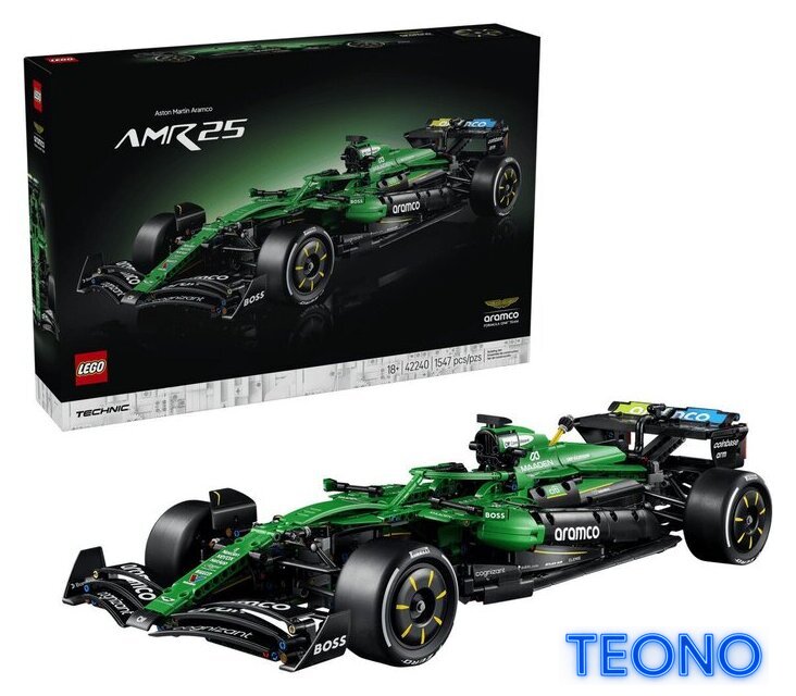 Конструктор LEGO Technic 42240 Aston Martin Aramco AMR25 F1 - Изображение №1 — Интернет-магазин Teono.by