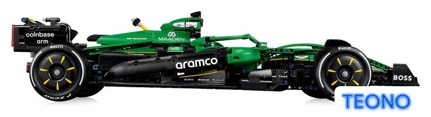 Конструктор LEGO Technic 42240 Aston Martin Aramco AMR25 F1 - Изображение №4 — Интернет-магазин Teono.by
