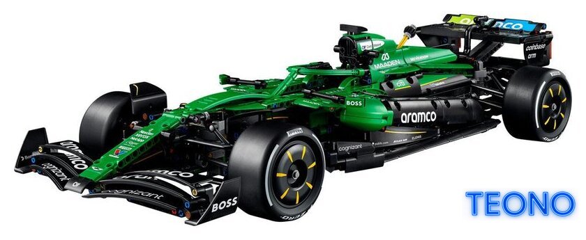 Конструктор LEGO Technic 42240 Aston Martin Aramco AMR25 F1 - Изображение №2 — Интернет-магазин Teono.by