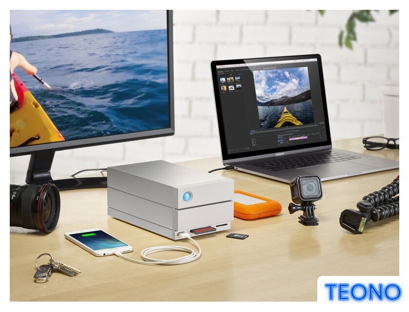 Внешний накопитель LaCie 2big Dock Thunderbolt 3 32TB STGB32000400 - Изображение №9 — Интернет-магазин Teono.by