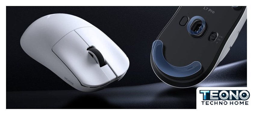 Игровая мышь MCHOSE L7 Pro Ultra-Lightweight Wireless (белый) - Изображение №7 — Интернет-магазин Teono.by