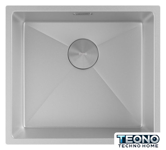 Кухонная мойка ZorG Zerox 49 U / IF Zurinox Steel - Изображение №3 — Интернет-магазин Teono.by