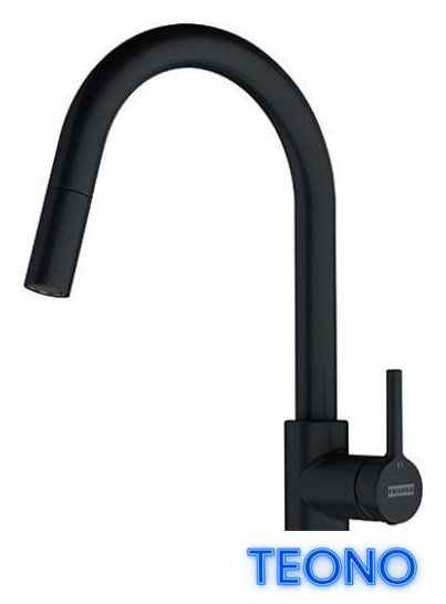 Смеситель Franke Lina 115.0626.055 (оникс) - Изображение №1 — Интернет-магазин Teono.by