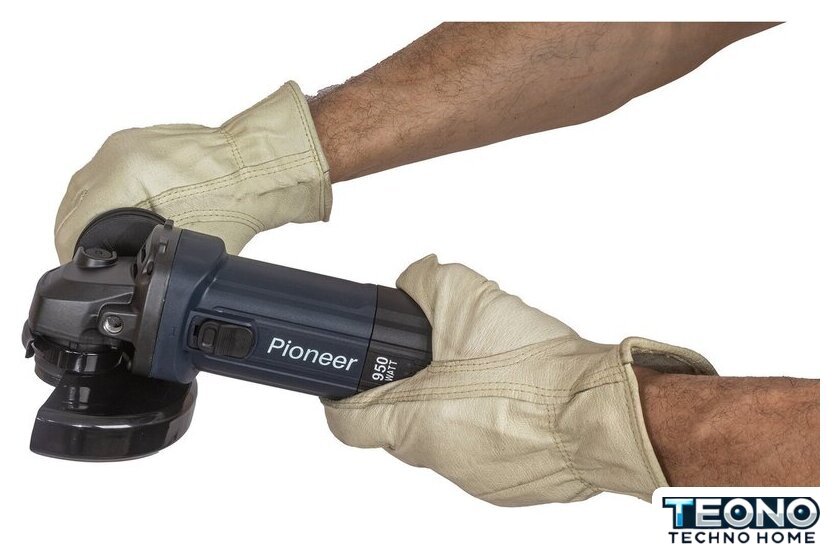 Угловая шлифмашина Pioneer Tools AG-E950-125-01 - Изображение №13 — Интернет-магазин Teono.by